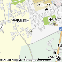 石川県羽咋市千里浜町ヲ36-7周辺の地図