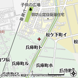 石川県羽咋市兵庫町（ト）周辺の地図