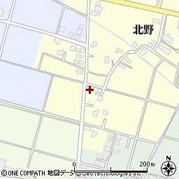 富山県黒部市北野12周辺の地図