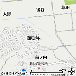 福島県いわき市勿来町四沢潮見台11周辺の地図