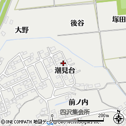 福島県いわき市勿来町四沢潮見台32周辺の地図