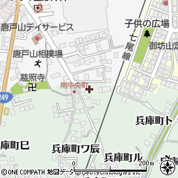 石川県羽咋市兵庫町辰周辺の地図