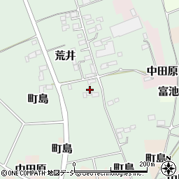 栃木県大田原市荒井163周辺の地図