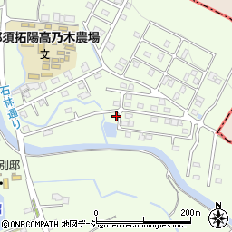 栃木県那須塩原市石林843周辺の地図
