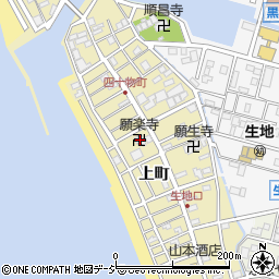 富山県黒部市生地185周辺の地図