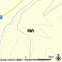 栃木県大田原市南方周辺の地図