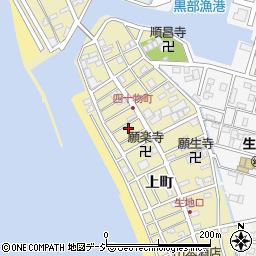 富山県黒部市生地四十物町440周辺の地図