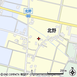 富山県黒部市北野152周辺の地図