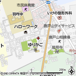 石川県羽咋市南中央町（キ）周辺の地図