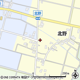 富山県黒部市北野147周辺の地図
