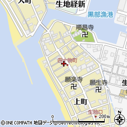 富山県黒部市生地四十物町414周辺の地図