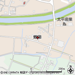 福島県いわき市錦町蛭田周辺の地図