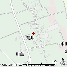 栃木県大田原市荒井109周辺の地図