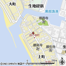 富山県黒部市生地318周辺の地図