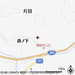 福島県東白川郡塙町片貝木戸場周辺の地図