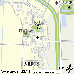 石川県羽咋市太田町い周辺の地図