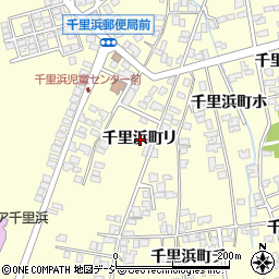 石川県羽咋市千里浜町リ周辺の地図