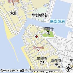 富山県黒部市生地338周辺の地図