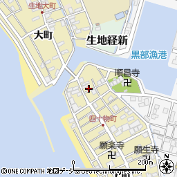 富山県黒部市生地381-5周辺の地図