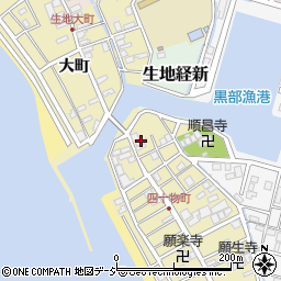 富山県黒部市生地381-2周辺の地図