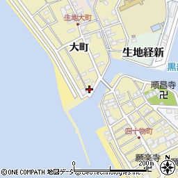 富山県黒部市生地584周辺の地図