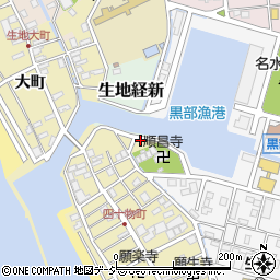 富山県黒部市生地316-4周辺の地図