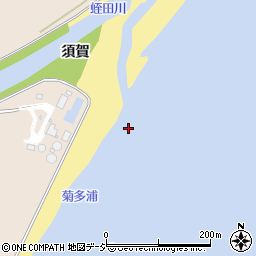 菊多浦周辺の地図