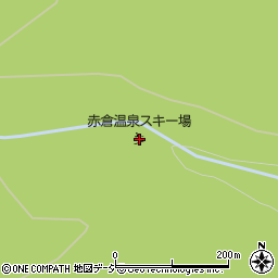赤倉温泉スキー場周辺の地図