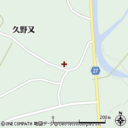 栃木県大田原市久野又479周辺の地図