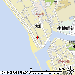 富山県黒部市生地1145周辺の地図