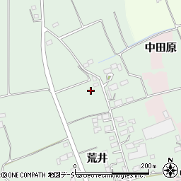 栃木県大田原市荒井81周辺の地図