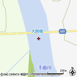 大関橋周辺の地図
