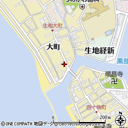 富山県黒部市生地579周辺の地図