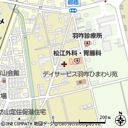 石川県羽咋市松ケ下町松ケ下周辺の地図