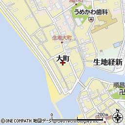 富山県黒部市生地630周辺の地図
