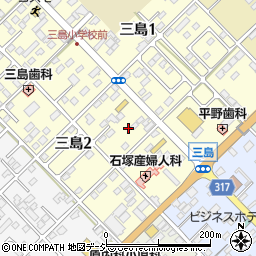 本間模型周辺の地図