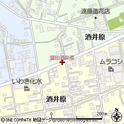 窪田酒井原周辺の地図
