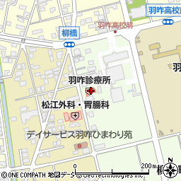 羽咋診療所周辺の地図