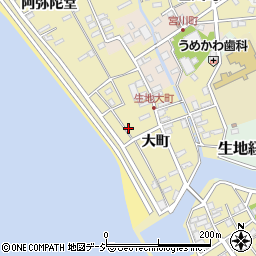 富山県黒部市生地675周辺の地図