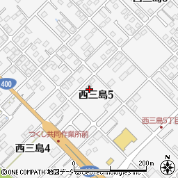 栃木県那須塩原市西三島周辺の地図