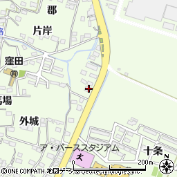 福島県いわき市勿来町窪田片岸21周辺の地図