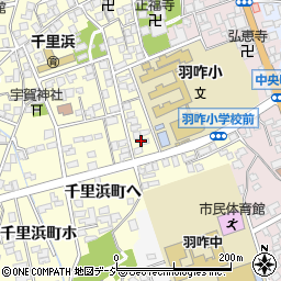 石川県羽咋市千里浜町（イ）周辺の地図