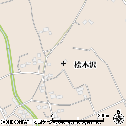栃木県大田原市桧木沢716周辺の地図