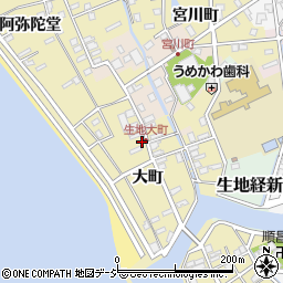 富山県黒部市生地559周辺の地図
