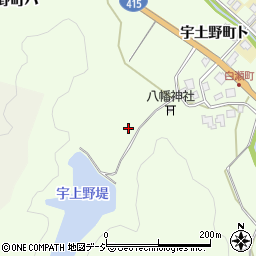 石川県羽咋市宇土野町周辺の地図