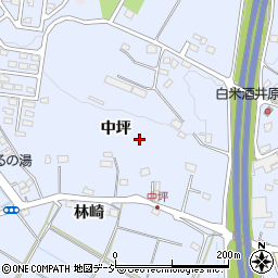 福島県いわき市勿来町白米中坪周辺の地図