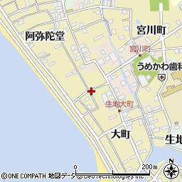 富山県黒部市生地745周辺の地図