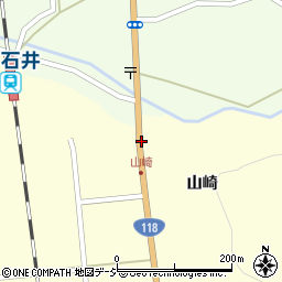 国道１１８号線周辺の地図