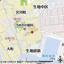 富山県黒部市生地経新1004周辺の地図
