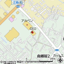 ゲオ西那須野店周辺の地図